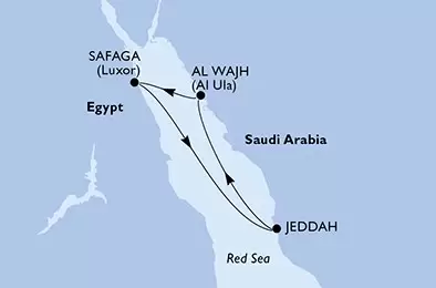 Arabia Saudită – Egipt și Croazieră pe Marea Roșie